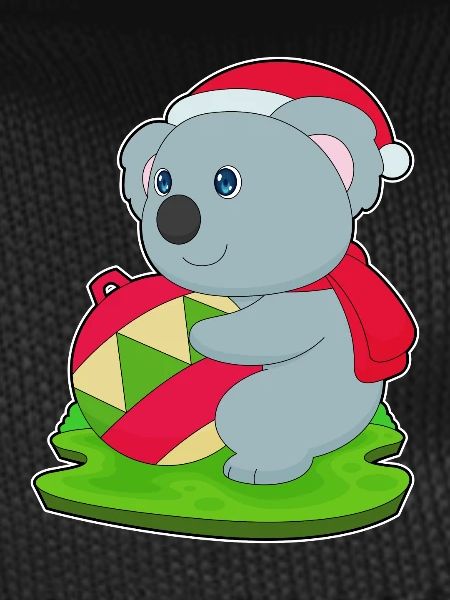Koala Christmas Christmas Bell