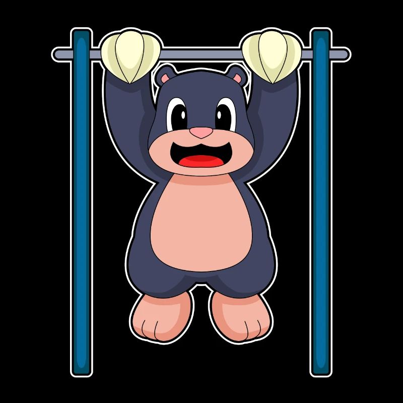 Mole Bodybuilder Pull-ups Bodybuilding