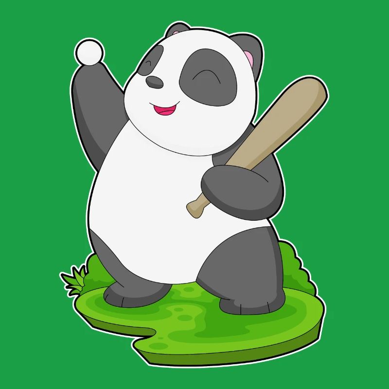 Panda Baseball Batte de baseball