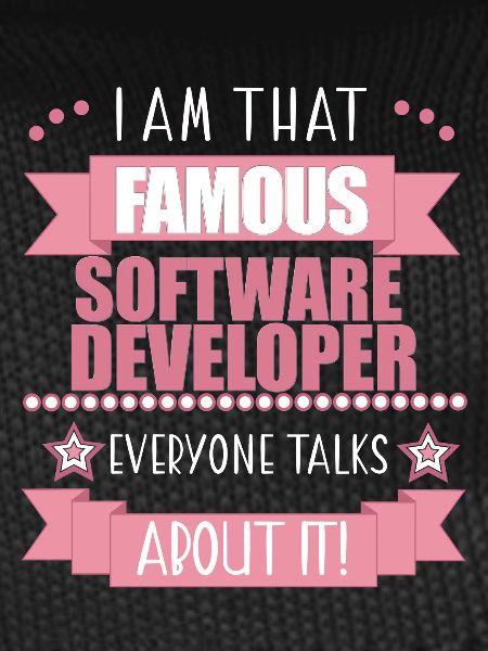 Software Developer Profession Ladies Gift