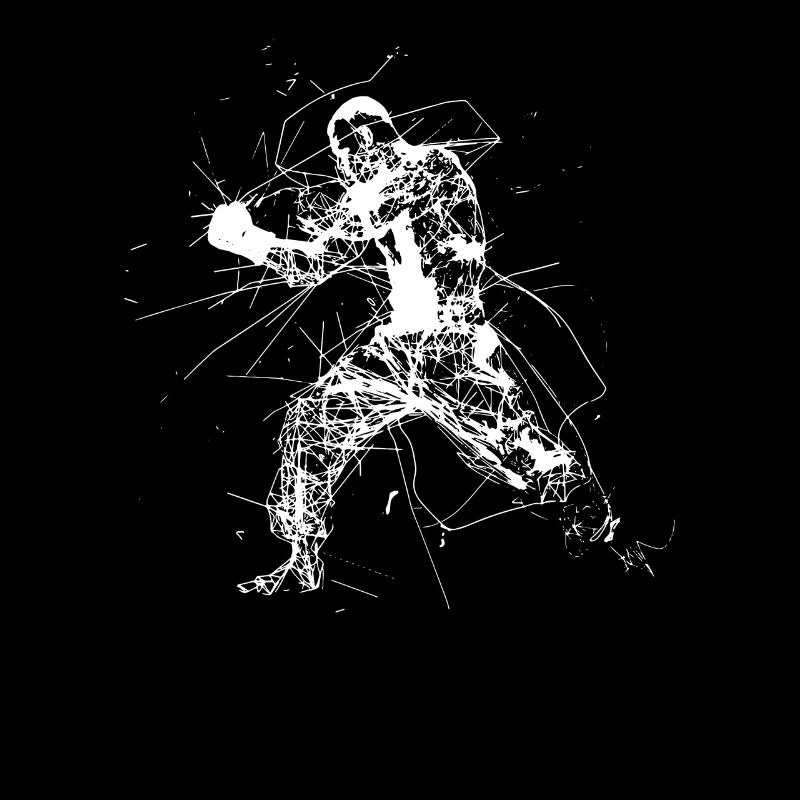Dessin de kickboxing