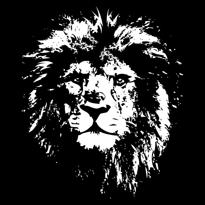 Lion Portrait Nature Wilderness Predators Symbol Logo