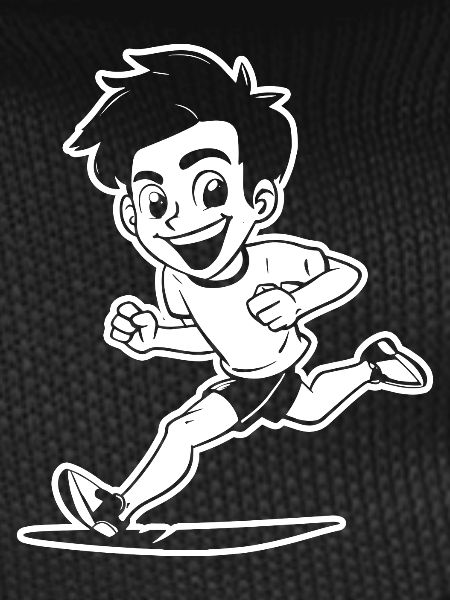 Marathon Boy Drawing