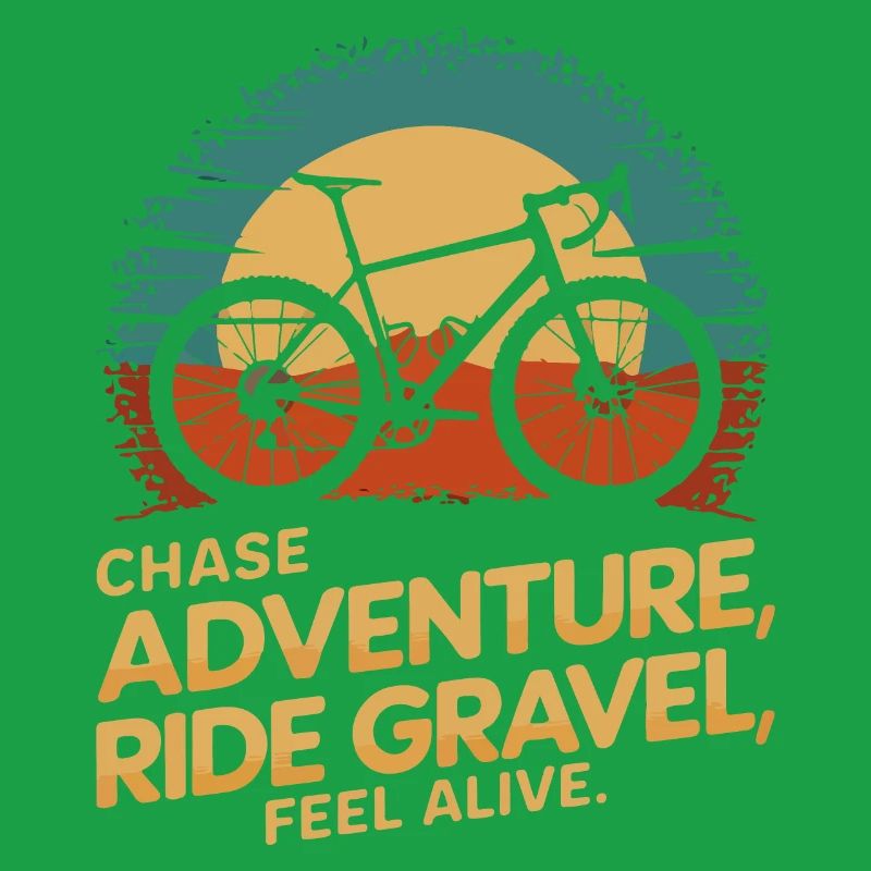 Retro Mountain Bicycle Adventure Tee