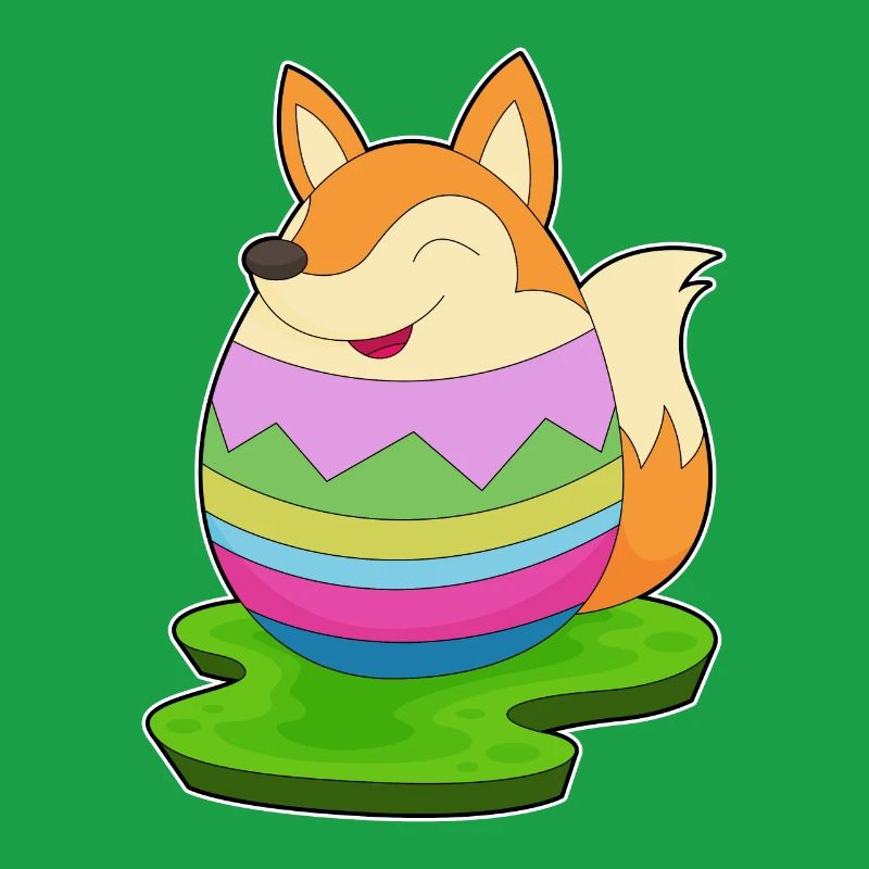 Fox Easter Easter Egg