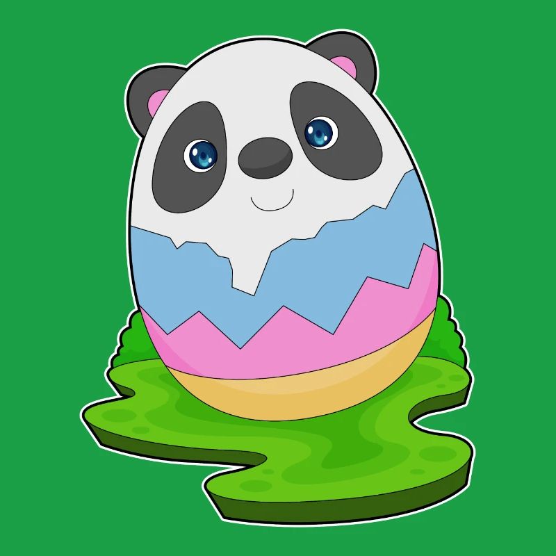 Panda Easter Easter Egg
