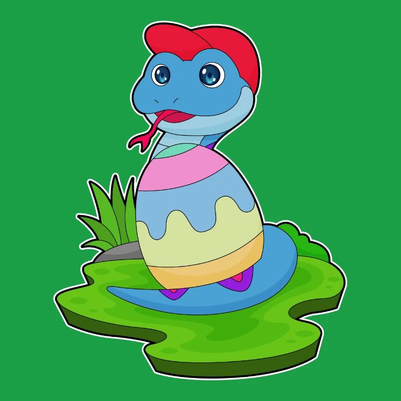 Snake Easter Easter Egg