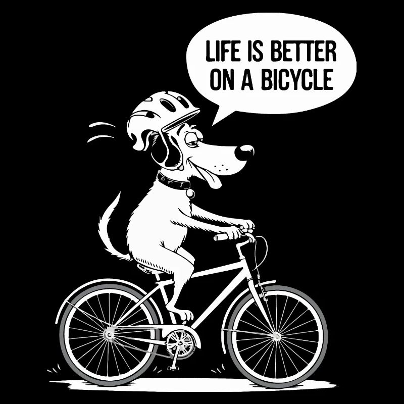 Fahrradleben Besseres Slogan-Design