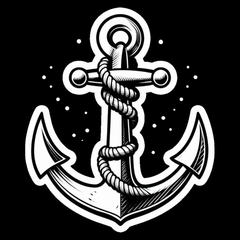 Anchor with knots