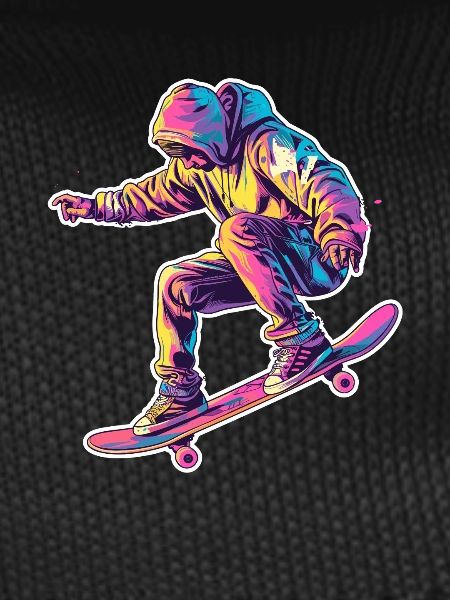 Retro Skateboarder
