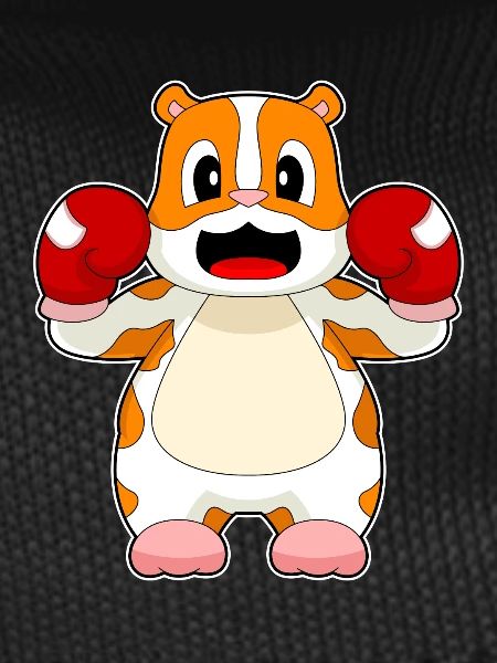 Hamster Boxer Boxing Gloves Boxing