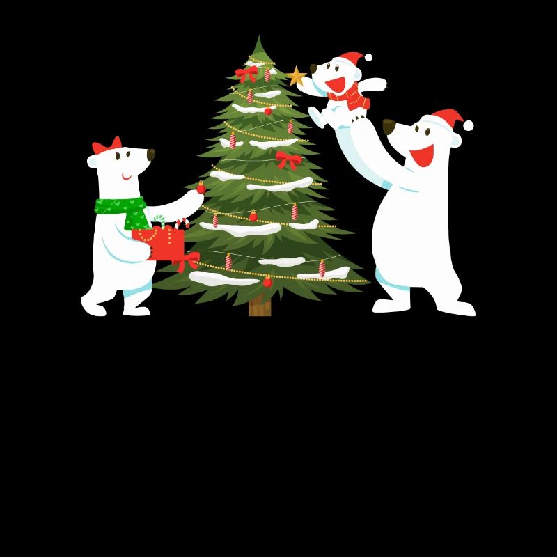 Eisbär Weihnachten