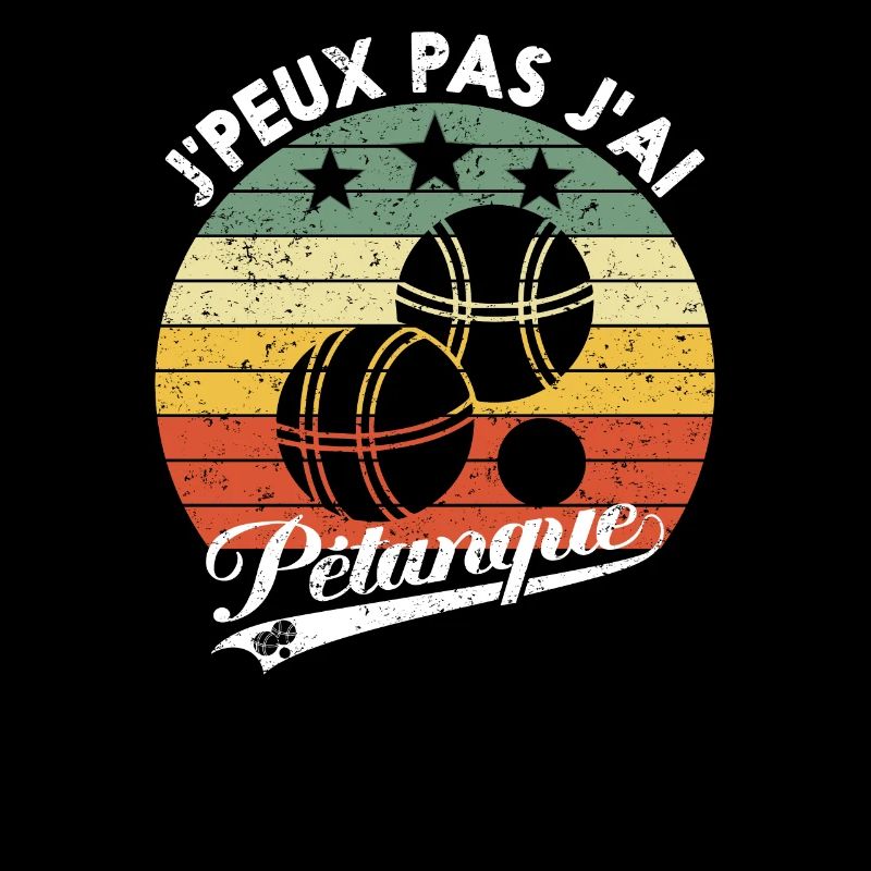 Gift Humor Pétanque Jeu de boules