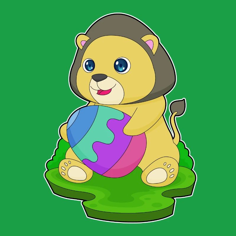 Lion Easter Easter Egg