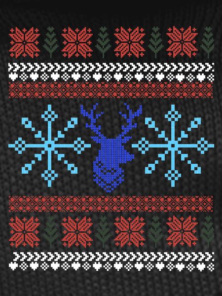 Motif Noël Pixel