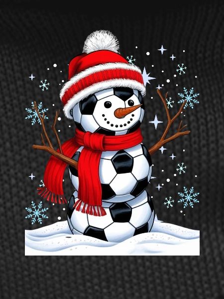 Snowman Soccer Balls