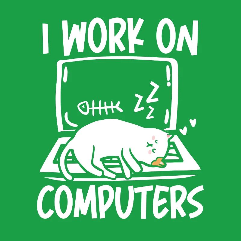 I work on computers