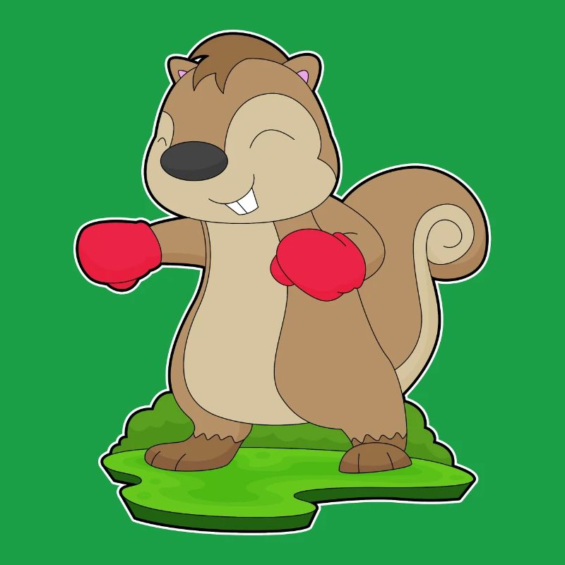 Squirrel Boxer Gants de boxe Boxe