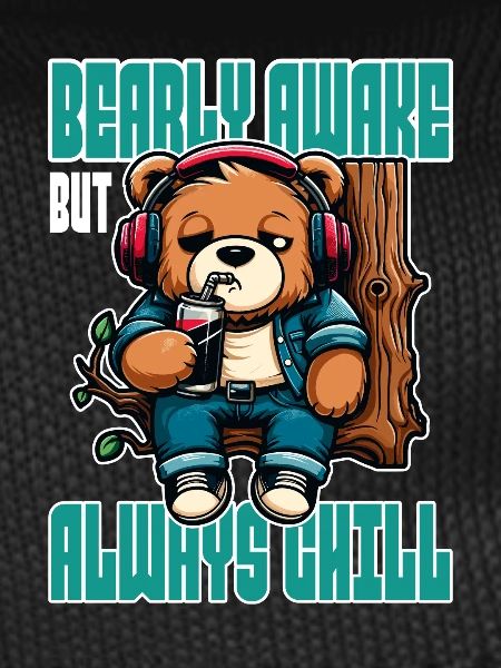 Bearly Awake - Funny Bear Design