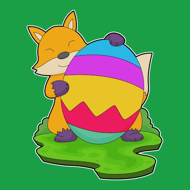 Fox Easter Easter Egg