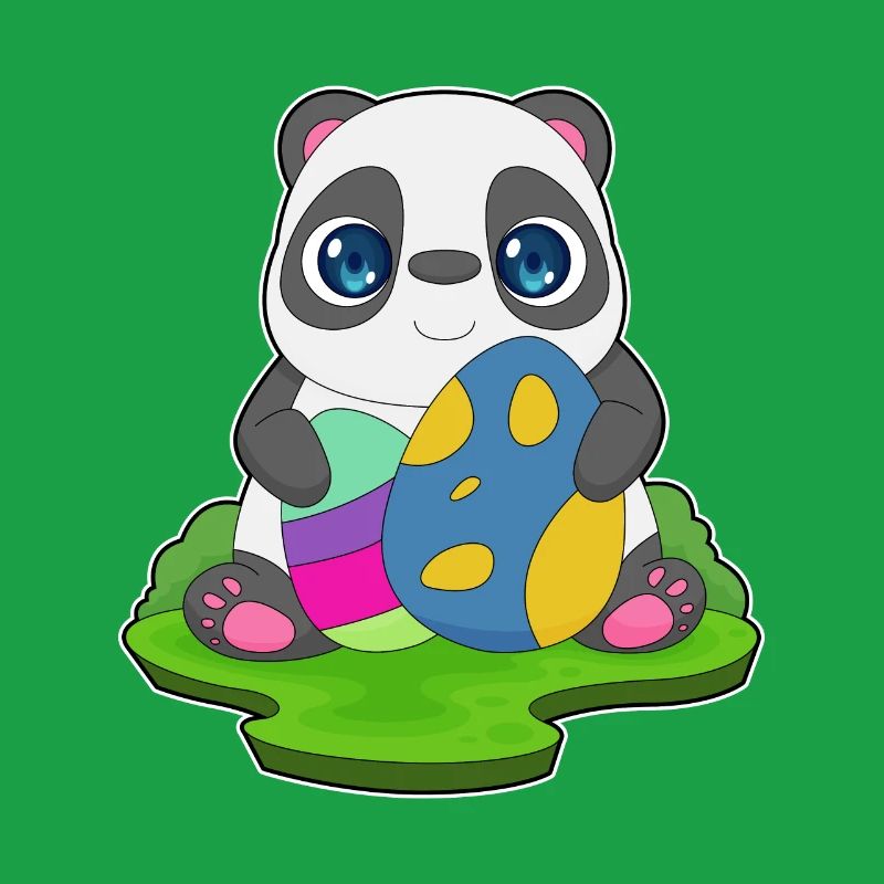 Panda Easter Easter Eggs