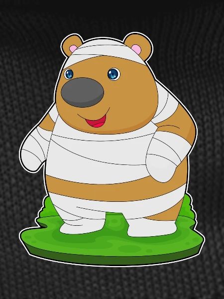 Bear Halloween Mummy