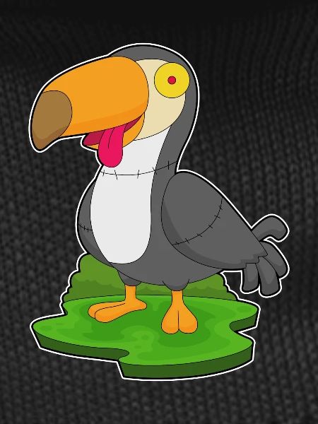 Toucan Halloween Zombie