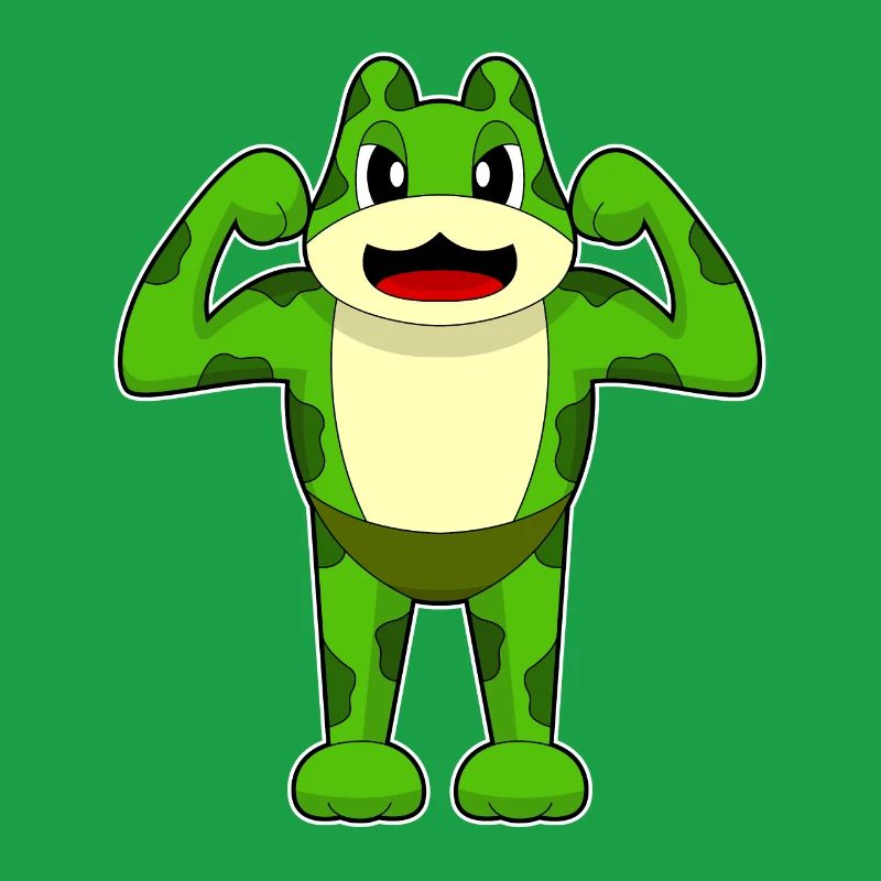Frog Bodybuilder Bodybuilding