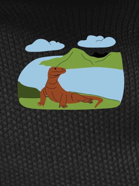 Majestic Komodo dragon