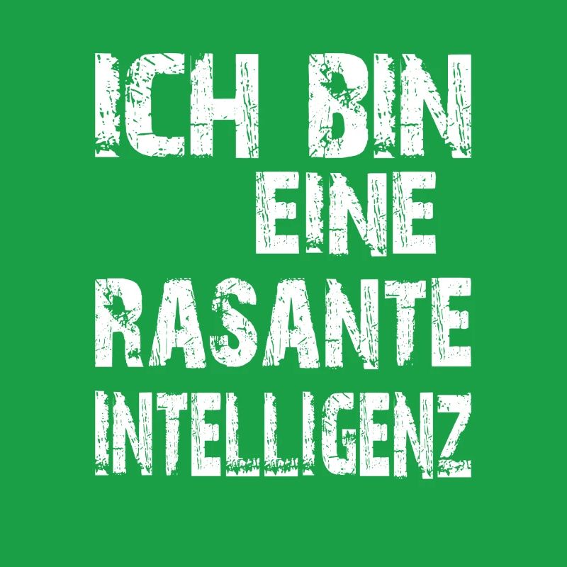 KI Spruch Ich bin eine rasante Intelligenz