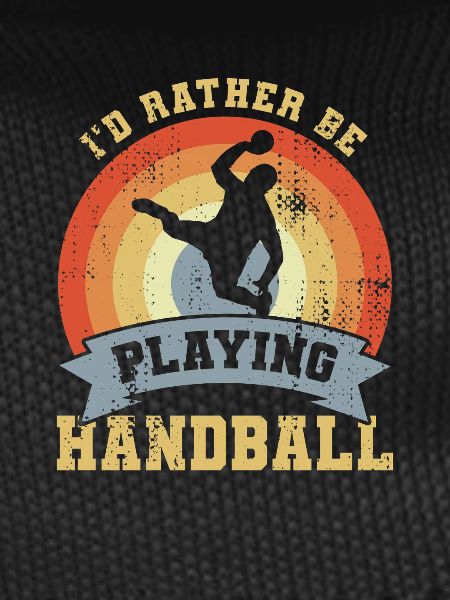 Handball Saying Retro Look