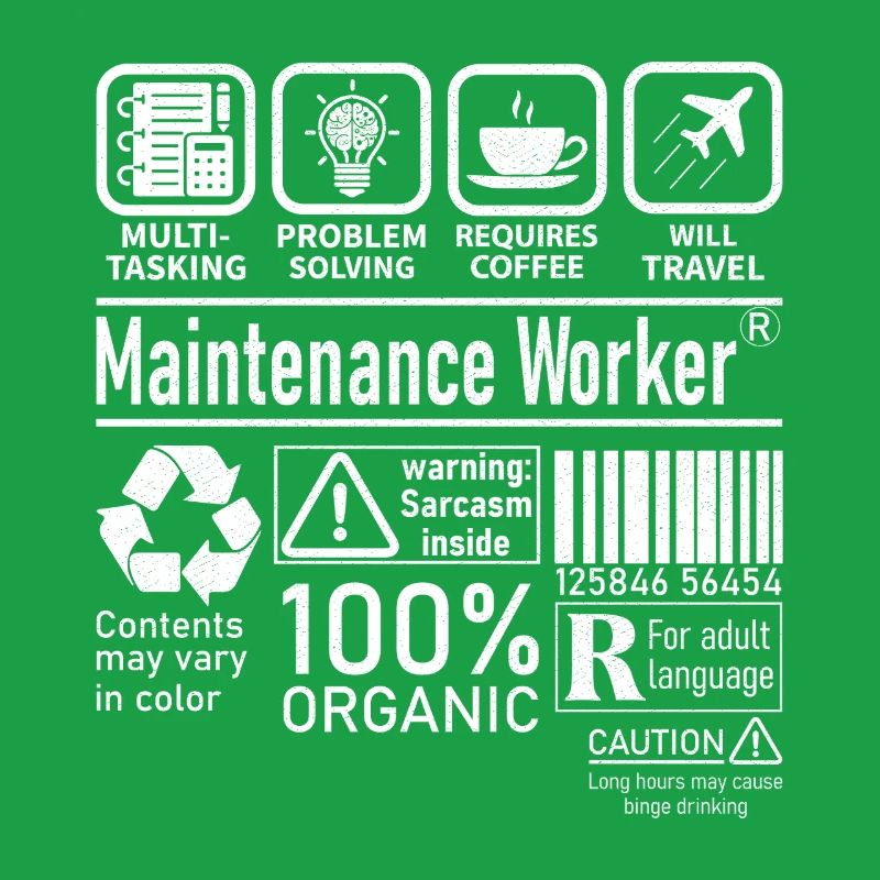 Maintenance Worker multi tasking problem solving