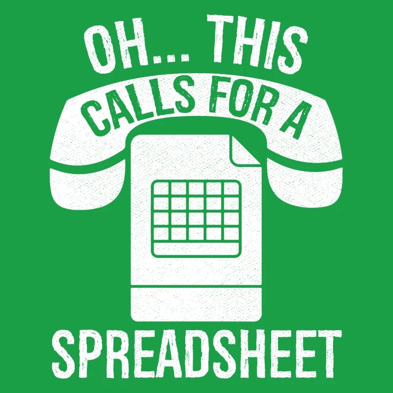 Oh this calls for a spreadsheet
