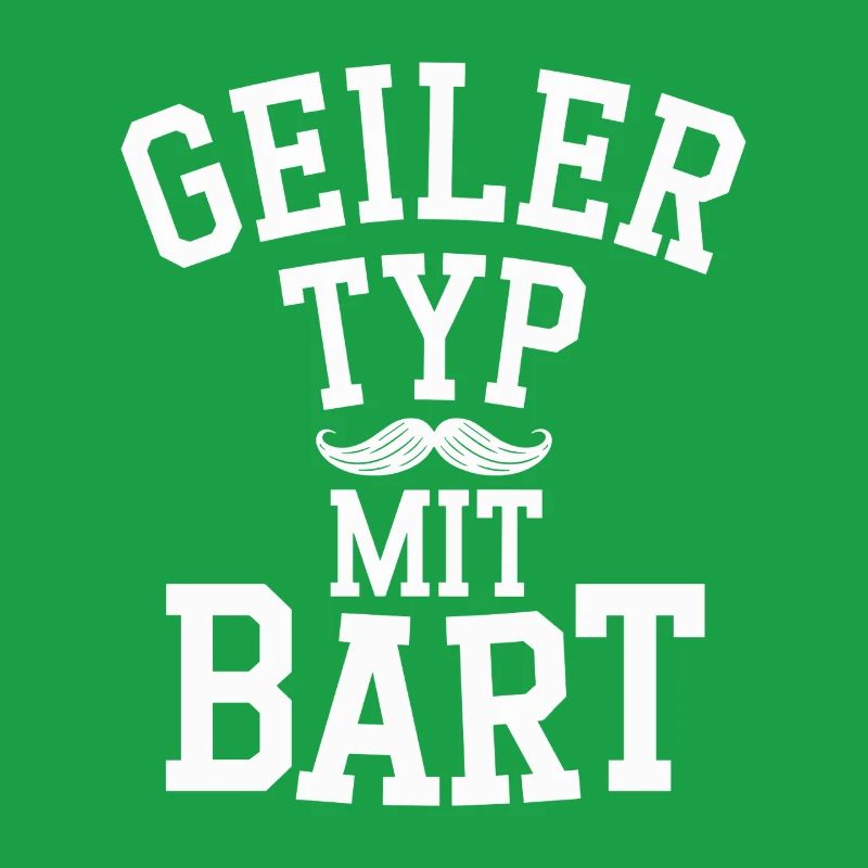 Geiler Typ Mit Bart Bartträger Barbier Vollbart
