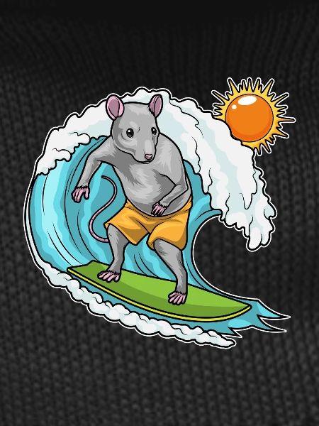 Rat Surfing Surfboard Summer