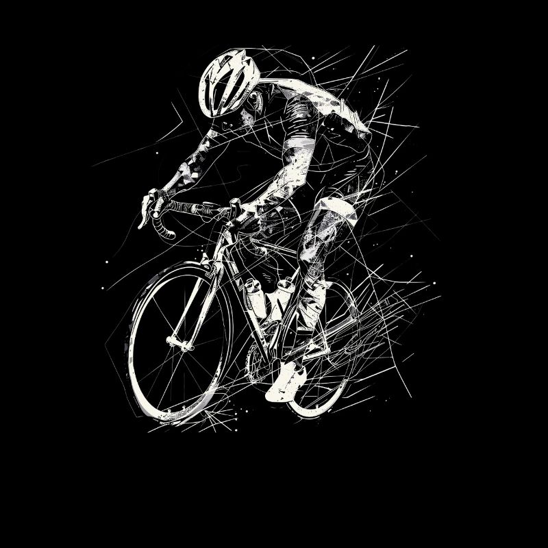 Cyclist Drawing