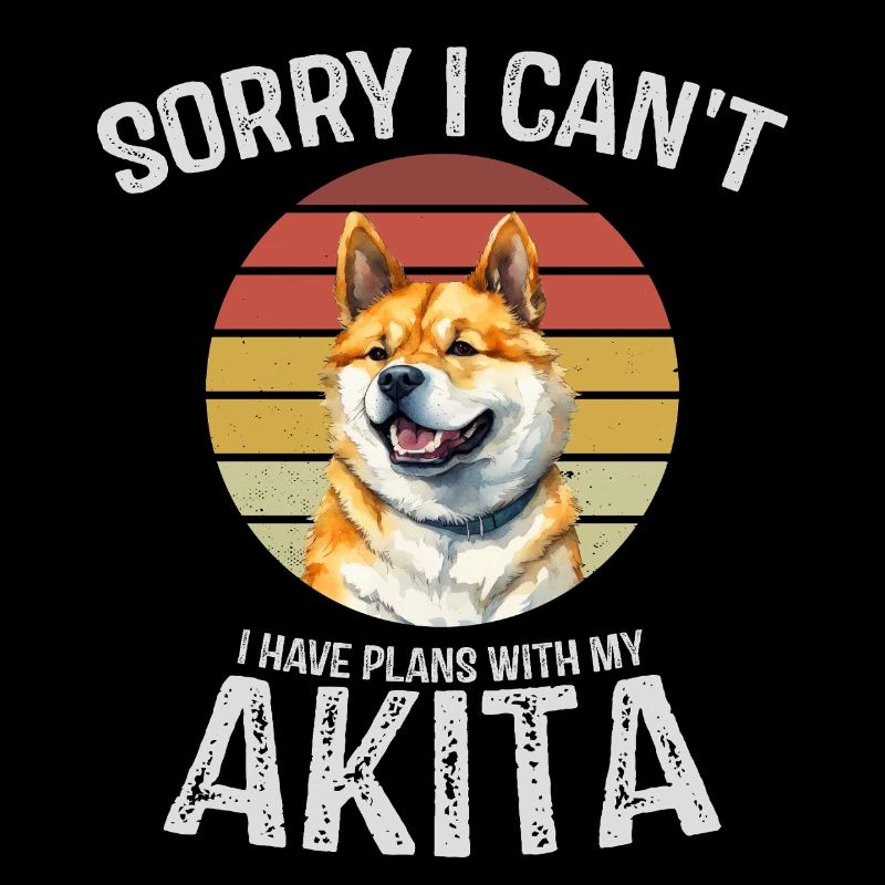 Akita Dog Apology Graphic 