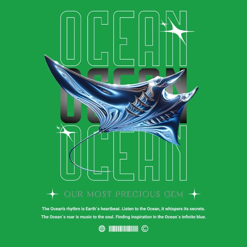 Ocean Manta Kostbarer Schatz