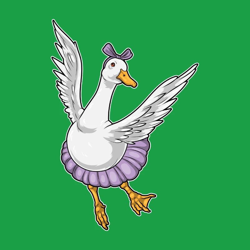 Canard Ballerine Ballet Danse