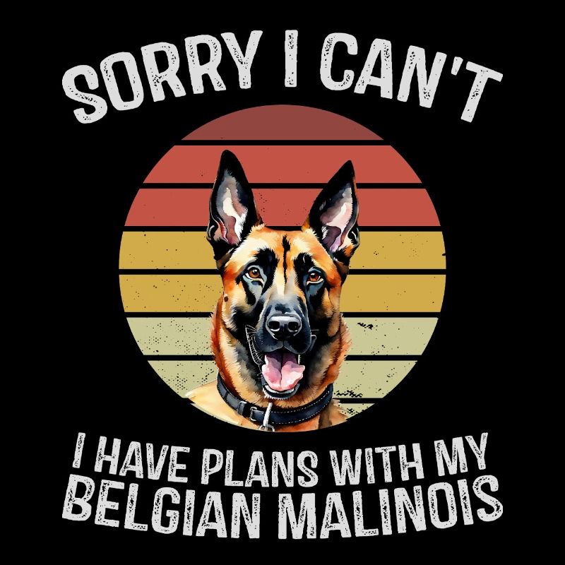 Humorous Belgian Malinois Dog Tee