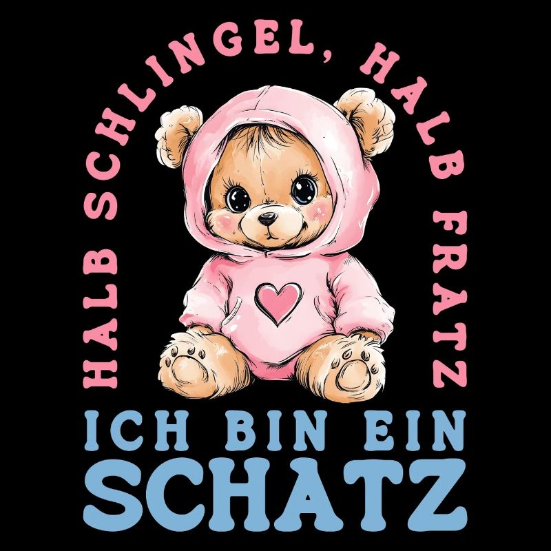 Cute Bear Half Rascal Half Grimace Sweetheart