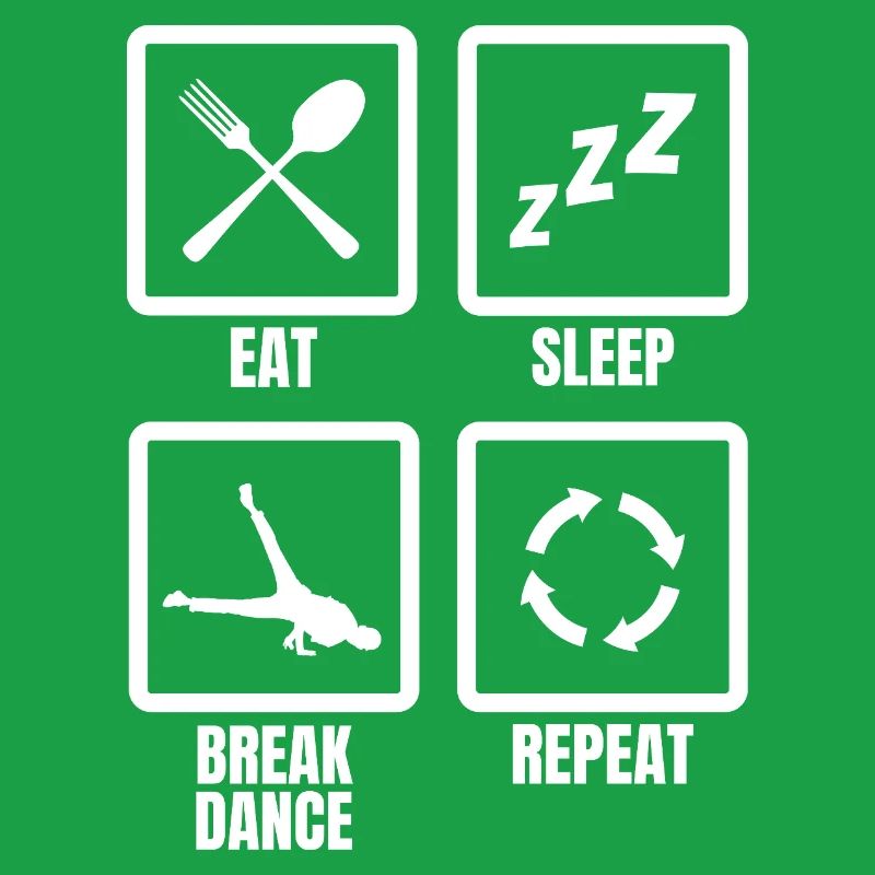 Manger dormir pause danse répéter