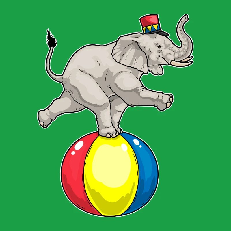 Elephant Circus Ball