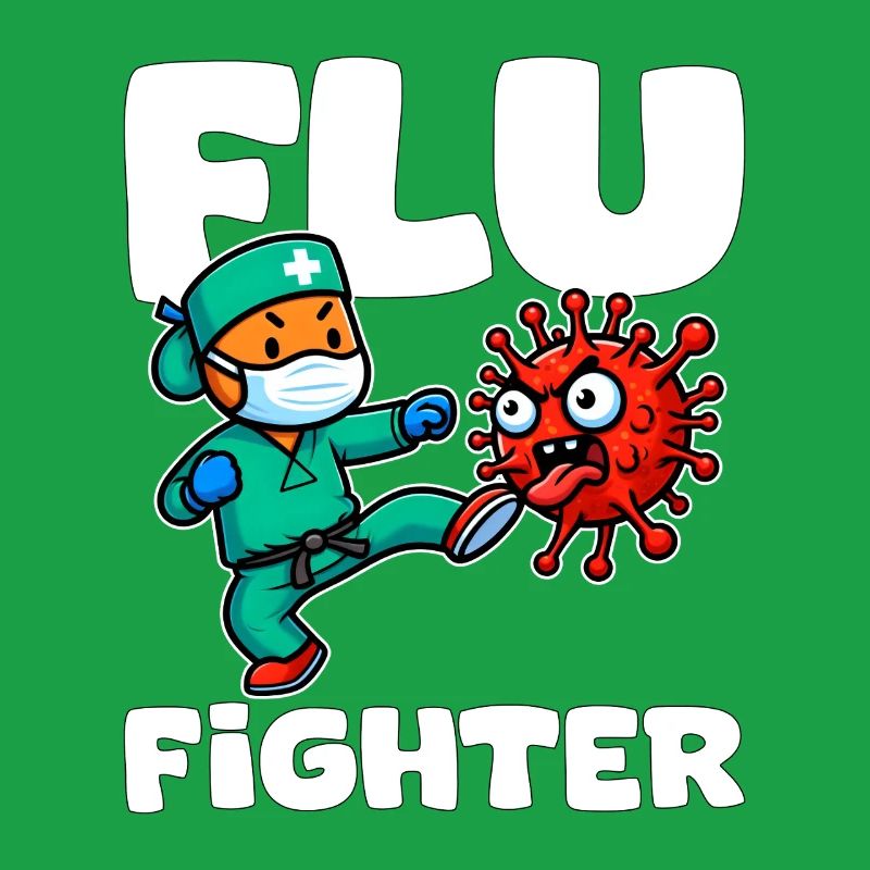 FLU FIGHTER - KRANKENSCHWESTER GESCHENK