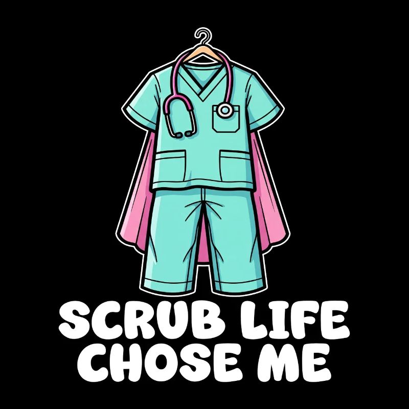 SCRUB LIFE CHOSE ME - KRANKENSCHWESTER GESCHENK