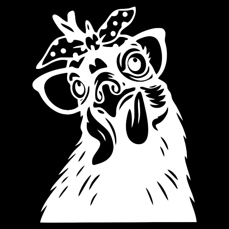 Quirky Chicken Head
