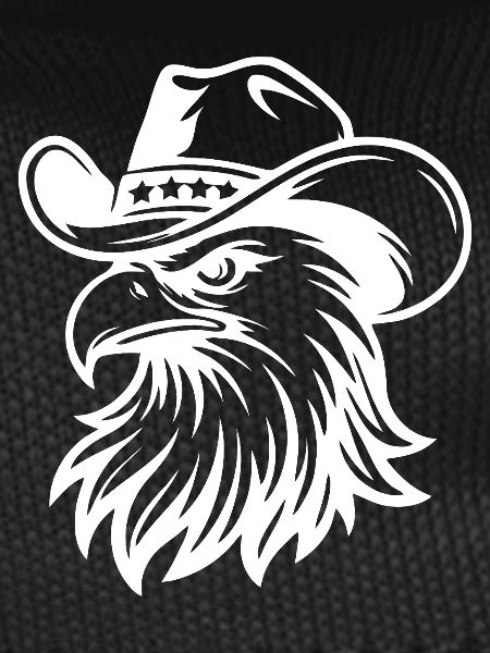 Patriotic Bald Eagle Illustration