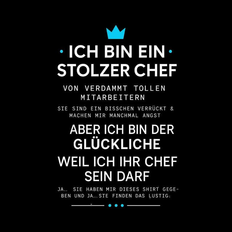 Stolzer Chef Von Verdammt Tollen Mitarbeitern