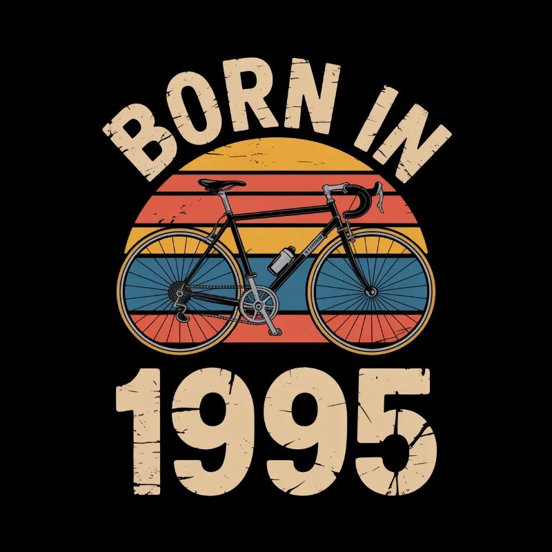 Né en 1995 Retro Bicycle Design