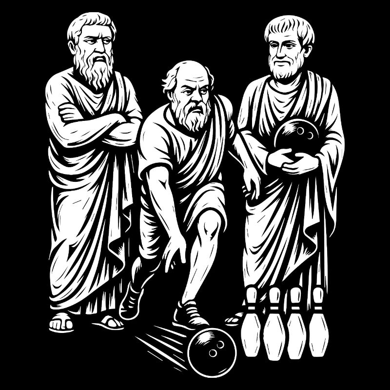 Ancient Greek Philosophers play bowling